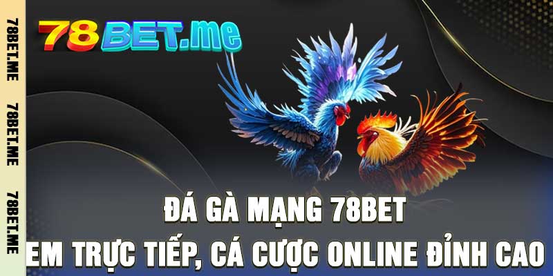 Đá Gà Mạng 78bet - Xem Trực Tiếp, Cá Cược Online Đỉnh Cao